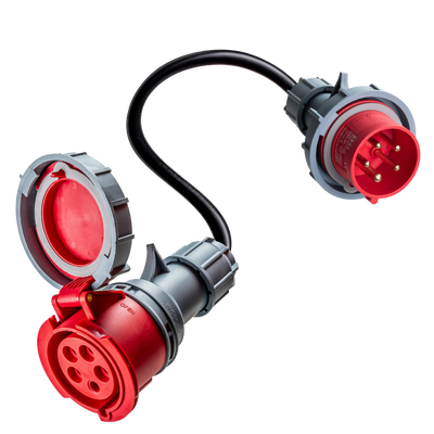 32A 5-polig CEE auf 16A 5-polig CEE Adapter