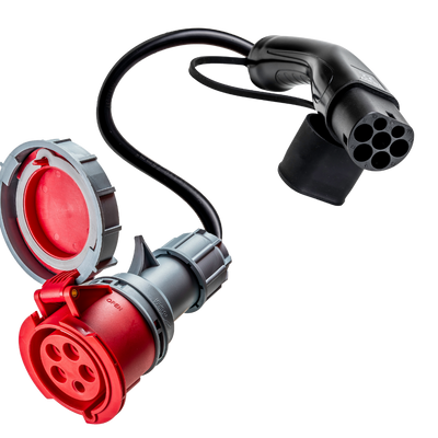 32A 5-poliges CEE auf Typ 2 Adapter