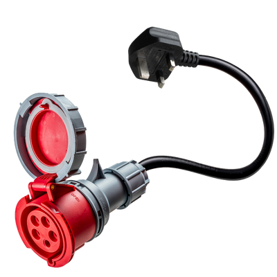 32A 5-poliges CEE-Kommando auf Typ G für UK-Adapter