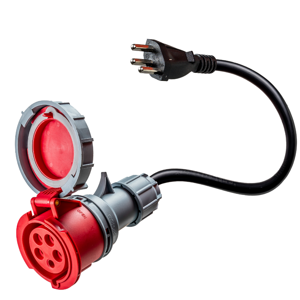 16A 5-polig auf Typ J für die Schweiz Adapter