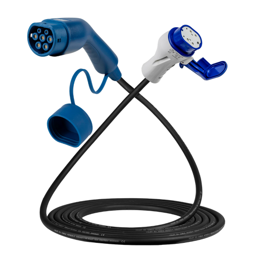 Typ 2 - Typ 3 | Mode 3 | 32a | 22kW Ladekabel