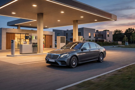 Mercedes S550e Plug-in Hybrid charging cable