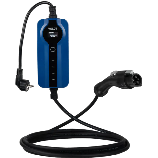 Typ 1 - schuko | Einstellbare 8A - 16A | 3,7kW Ladekabel