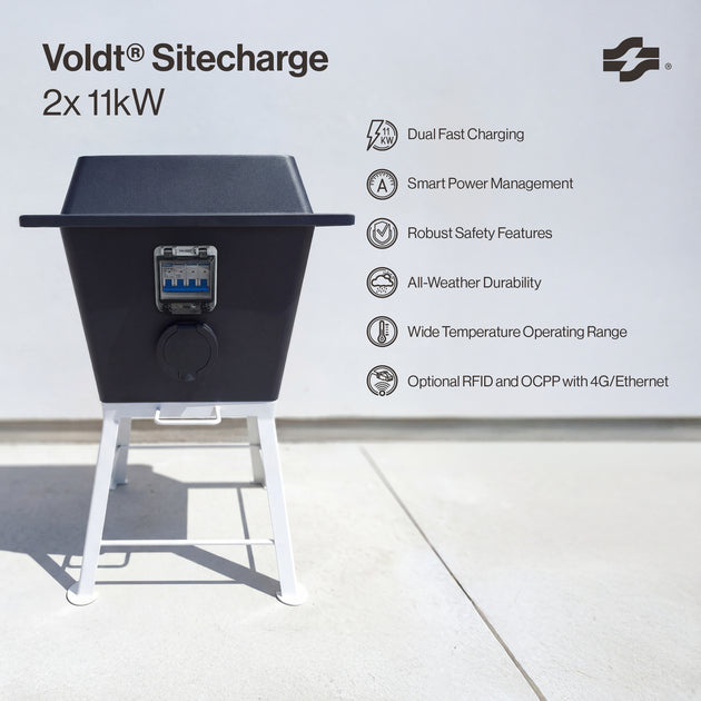Voldt® Sitecharge | Typ 2 | 2×11 kW