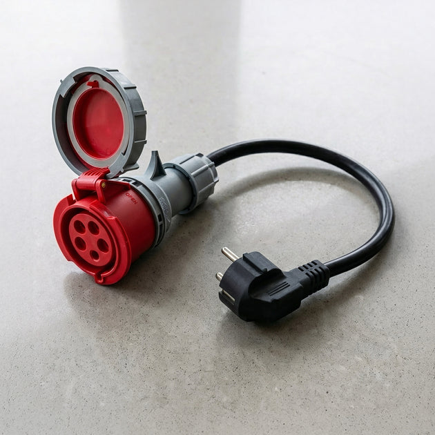 32A 5-poliges CEE auf Schuko Adapter