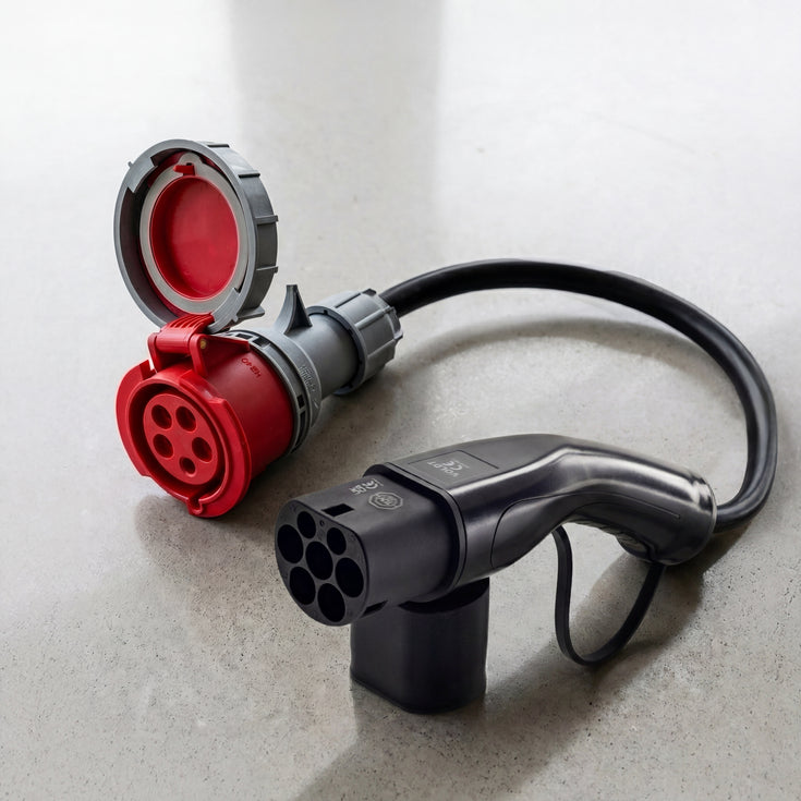 32A 5-poliges CEE auf Typ 2 Adapter