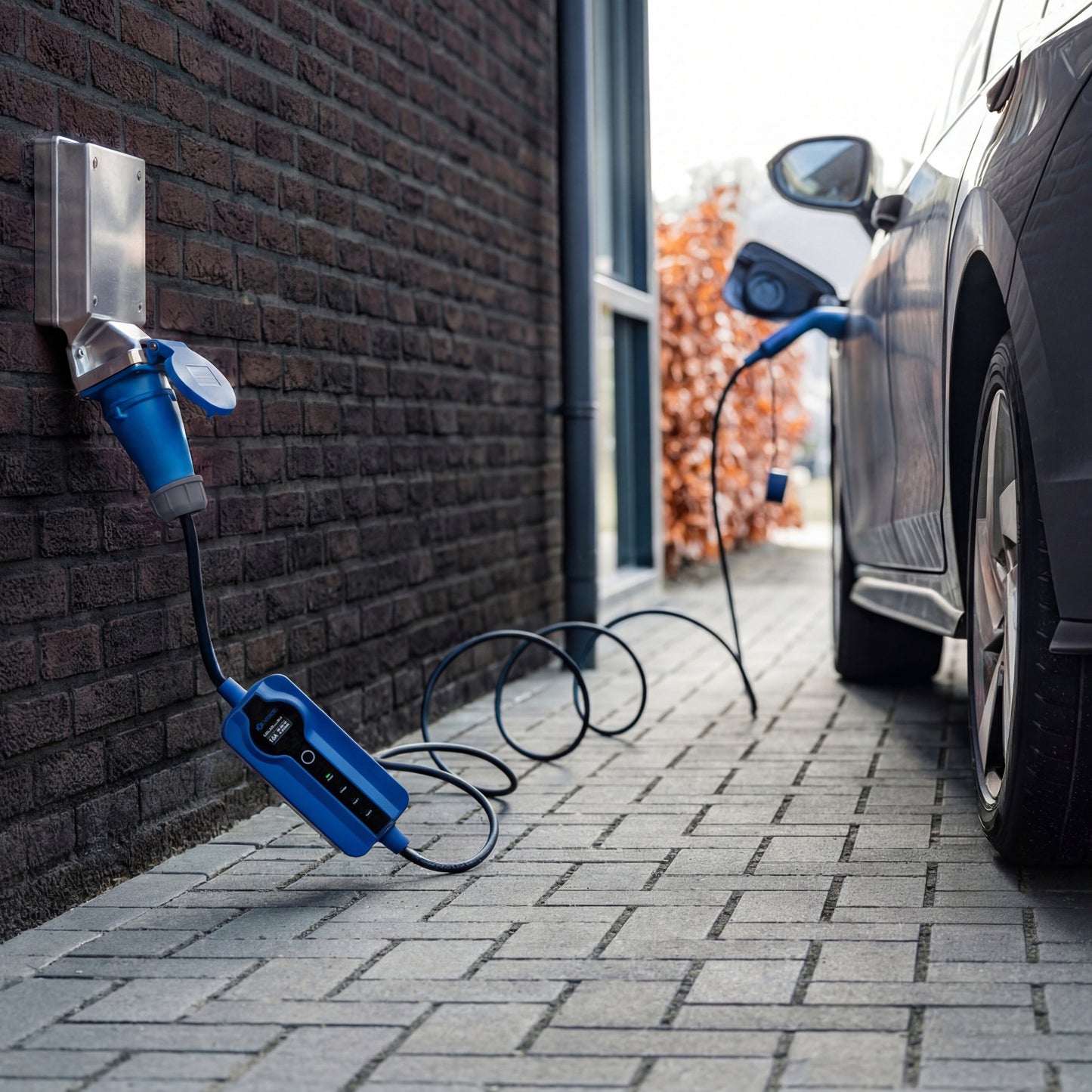 Voldt® CEE Ladekabel Typ 2 | 1 phasig | 8A - 16A | 3.7kW  + APP