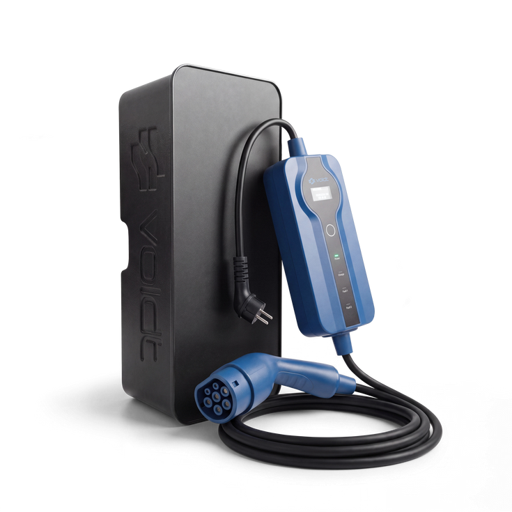 Voldt® Portable Charger with Type 2 connector and the Household Charger Box