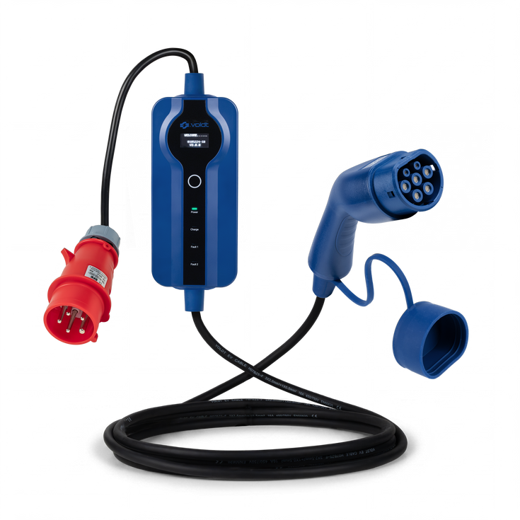 Voldt® CEE Ladekabel Typ 2 | 3 phasig | 8A - 16A | 11kW  + APP