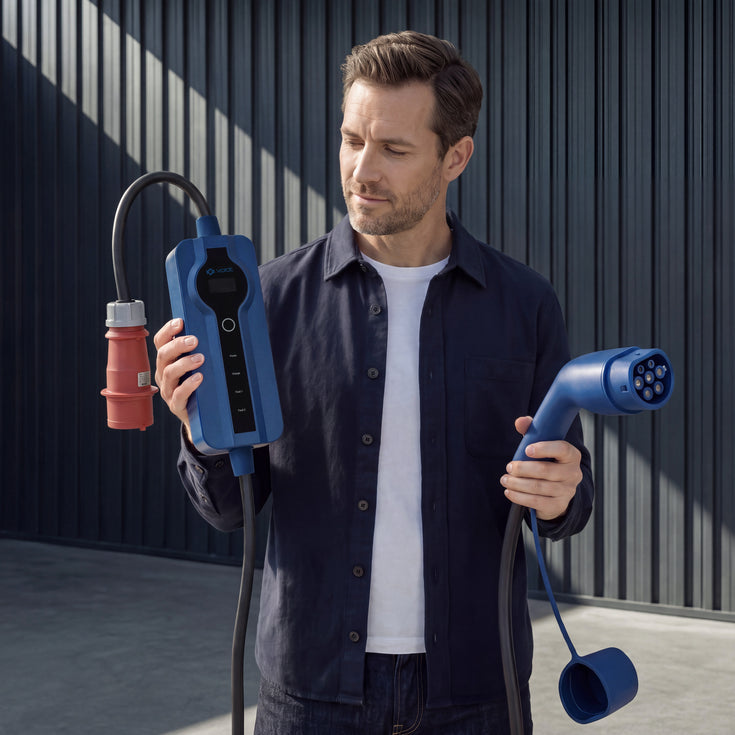Voldt® CEE Ladekabel Typ 2 | 3 phasig | 8A - 16A | 11kW  + APP
