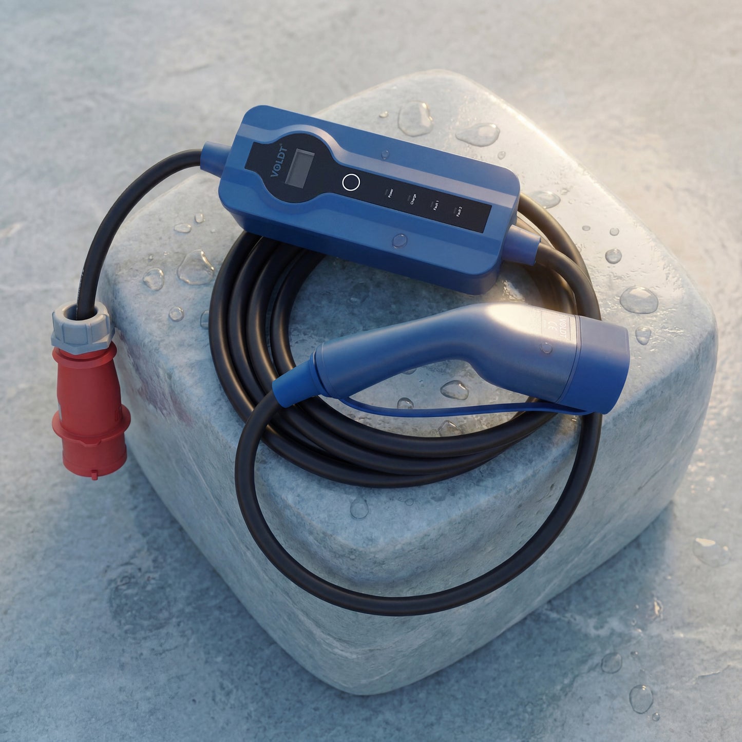 Voldt® CEE Ladekabel Typ 2 | 3 phasig | 8A - 16A | 11kW  + APP