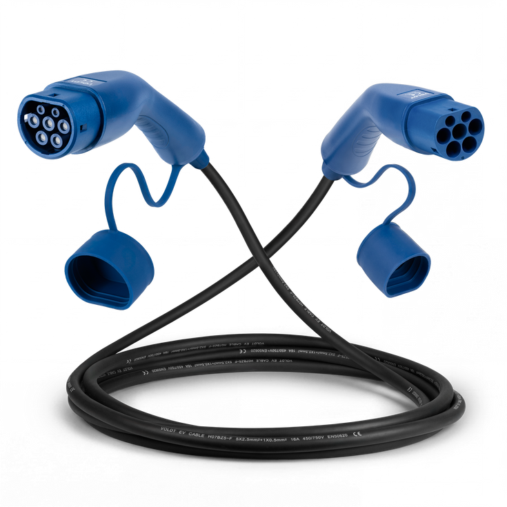 Typ 2 - Typ 2 | Mode 3 | 16A | 11kW Ladekabel
