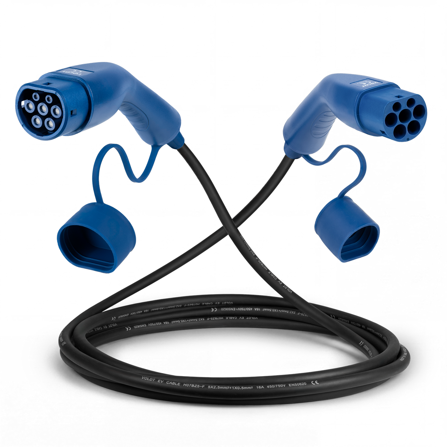 Typ 2 | 1 Phase | 16A | 3,7kW Ladekabel