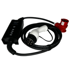 Typ 2 mit abgewinkeltem CEE | Modus 3 | Einstellbare 8A - 16A | 11kW Ladekabel